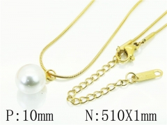 HY Wholesale Necklaces Stainless Steel 316L Jewelry Necklaces-HY59N0189MLW