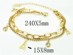 HY Wholesale Bracelets 316L Stainless Steel Jewelry Bracelets-HY26B0089NU