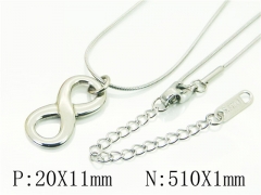 HY Wholesale Necklaces Stainless Steel 316L Jewelry Necklaces-HY59N0199LLY