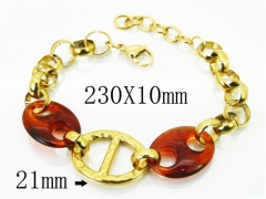 HY Wholesale Bracelets 316L Stainless Steel Jewelry Bracelets-HY21B0449HNW