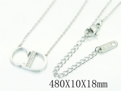 HY Wholesale Necklaces Stainless Steel 316L Jewelry Necklaces-HY19N0434OY