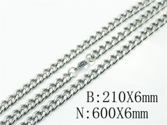 HY Wholesale Stainless Steel 316L Necklaces Bracelets Sets-HY61S0592LL