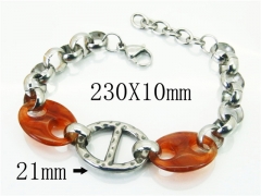 HY Wholesale Bracelets 316L Stainless Steel Jewelry Bracelets-HY21B0446HKD