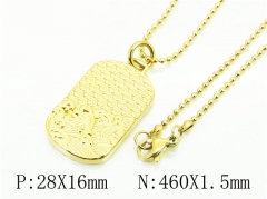 HY Wholesale Necklaces Stainless Steel 316L Jewelry Necklaces-HY92N0430HLS