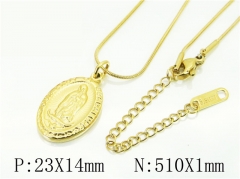 HY Wholesale Necklaces Stainless Steel 316L Jewelry Necklaces-HY59N0181MLG
