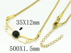 HY Wholesale Necklaces Stainless Steel 316L Jewelry Necklaces-HY92N0421PW