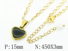 HY Wholesale Necklaces Stainless Steel 316L Jewelry Necklaces-HY62N0498NA