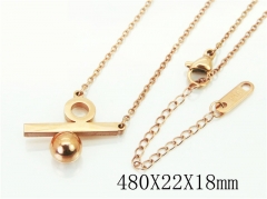 HY Wholesale Necklaces Stainless Steel 316L Jewelry Necklaces-HY19N0427MZ