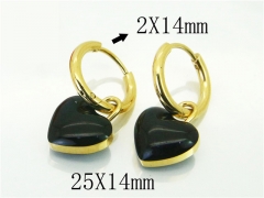 HY Wholesale Earrings 316L Stainless Steel Earrings-HY32E0239HID