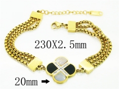 HY Wholesale Bracelets 316L Stainless Steel Jewelry Bracelets-HY80B1409PR