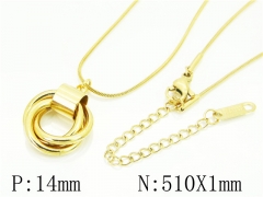 HY Wholesale Necklaces Stainless Steel 316L Jewelry Necklaces-HY59N0187MLG