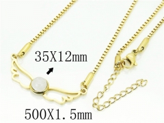 HY Wholesale Necklaces Stainless Steel 316L Jewelry Necklaces-HY92N0422PA