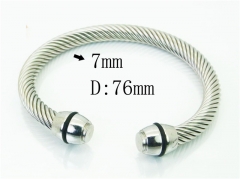 HY Wholesale Bangles Stainless Steel 316L Fashion Bangle-HY38B0822HLZ