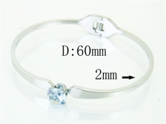 HY Wholesale Bangles Stainless Steel 316L Fashion Bangle-HY32B0525HSS