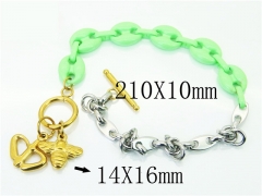 HY Wholesale Bracelets 316L Stainless Steel Jewelry Bracelets-HY21B0472HNS