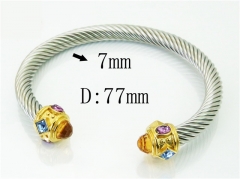 HY Wholesale Bangles Stainless Steel 316L Fashion Bangle-HY38B0783IIE