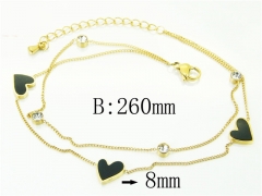 HY Wholesale Bracelets 316L Stainless Steel Jewelry Bracelets-HY32B0544HRR