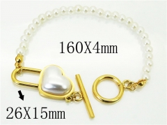 HY Wholesale Bracelets 316L Stainless Steel Jewelry Bracelets-HY80B1412NL