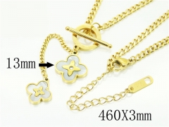 HY Wholesale Necklaces Stainless Steel 316L Jewelry Necklaces-HY32N0702HSS