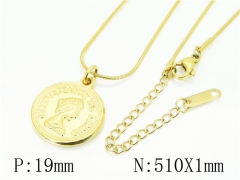 HY Wholesale Necklaces Stainless Steel 316L Jewelry Necklaces-HY59N0172MLT