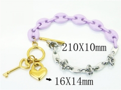HY Wholesale Bracelets 316L Stainless Steel Jewelry Bracelets-HY21B0470HNE