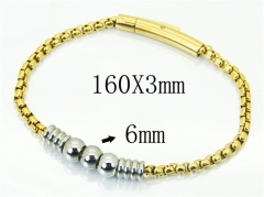 HY Wholesale Bracelets 316L Stainless Steel Jewelry Bracelets-HY52B0075HKX