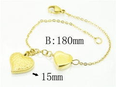 HY Wholesale Bracelets 316L Stainless Steel Jewelry Bracelets-HY91B0166OG