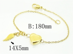 HY Wholesale Bracelets 316L Stainless Steel Jewelry Bracelets-HY91B0171OR