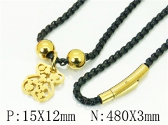 HY Wholesale Necklaces Stainless Steel 316L Jewelry Necklaces-HY52N0205IMW