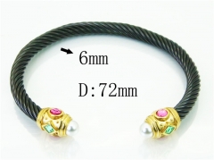 HY Wholesale Bangles Stainless Steel 316L Fashion Bangle-HY38B0832IIW