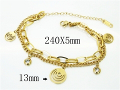 HY Wholesale Bracelets 316L Stainless Steel Jewelry Bracelets-HY26B0116NX