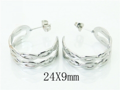 HY Wholesale Earrings 316L Stainless Steel Earrings-HY70E1057KE