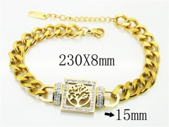 HY Wholesale Bracelets 316L Stainless Steel Jewelry Bracelets-HY80B1410PE