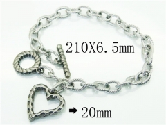 HY Wholesale Bracelets 316L Stainless Steel Jewelry Bracelets-HY21B0442HIQ