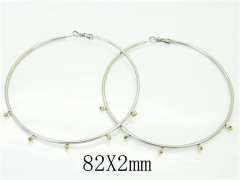 HY Wholesale Earrings 316L Stainless Steel Earrings-HY52E0123HJR