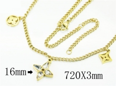 HY Wholesale Necklaces Stainless Steel 316L Jewelry Necklaces-HY32N0673HJA