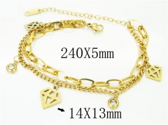 HY Wholesale Bracelets 316L Stainless Steel Jewelry Bracelets-HY26B0111ND