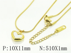 HY Wholesale Necklaces Stainless Steel 316L Jewelry Necklaces-HY59N0180MLF