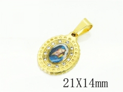 HY Wholesale Pendant 316L Stainless Steel Jewelry Pendant-HY12P1497JLR