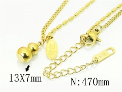 HY Wholesale Necklaces Stainless Steel 316L Jewelry Necklaces-HY32N0701OE