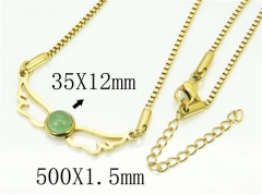 HY Wholesale Necklaces Stainless Steel 316L Jewelry Necklaces-HY92N0424PV