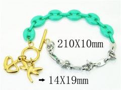 HY Wholesale Bracelets 316L Stainless Steel Jewelry Bracelets-HY21B0473HNR