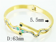 HY Wholesale Bangles Stainless Steel 316L Fashion Bangle-HY80B1434HLR
