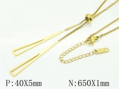 HY Wholesale Necklaces Stainless Steel 316L Jewelry Necklaces-HY69N0055OL