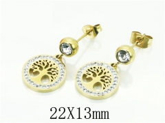 HY Wholesale Earrings Jewelry 316L Stainless Steel Earrings-HY24E0052PL