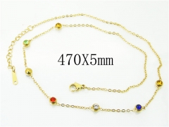 HY Wholesale Necklaces Stainless Steel 316L Jewelry Necklaces-HY69N0038PS