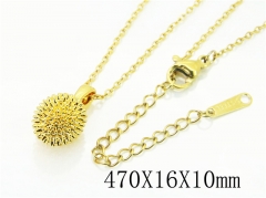 HY Wholesale Necklaces Stainless Steel 316L Jewelry Necklaces-HY69N0013OX
