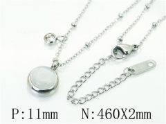 HY Wholesale Necklaces Stainless Steel 316L Jewelry Necklaces-HY69N0024NS