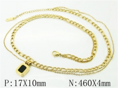 HY Wholesale Necklaces Stainless Steel 316L Jewelry Necklaces-HY69N0060HSS