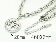 HY Wholesale Necklaces Stainless Steel 316L Jewelry Necklaces-HY54N0593NL
